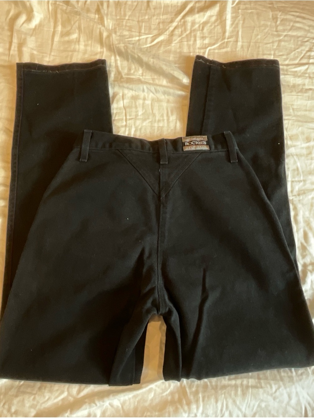 Rockies Black Men's Chinos - Straight Leg Work Pants